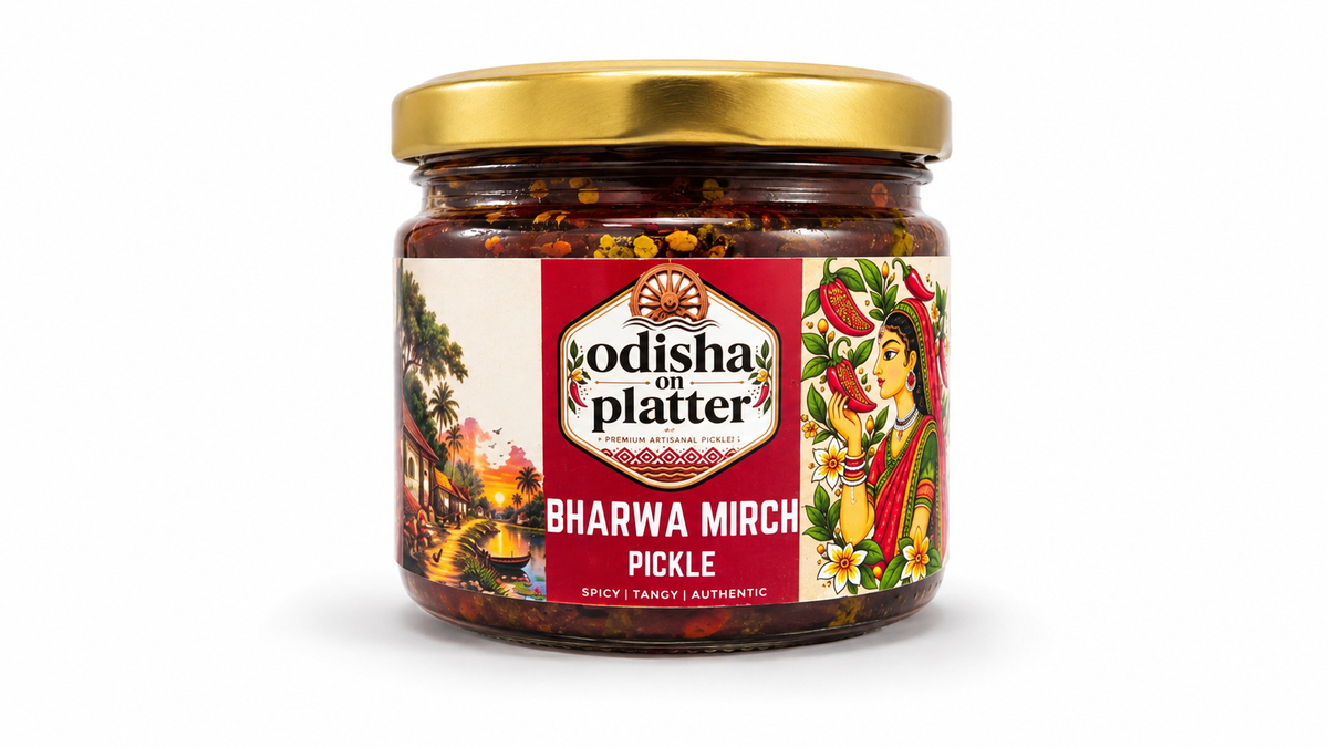 Bharwa Mirch Pickle | Authentic Berhampuri Taste