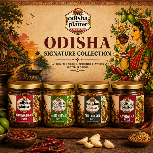 Odisha Signature Collection – 4 Bestselling Handcrafted Pickles