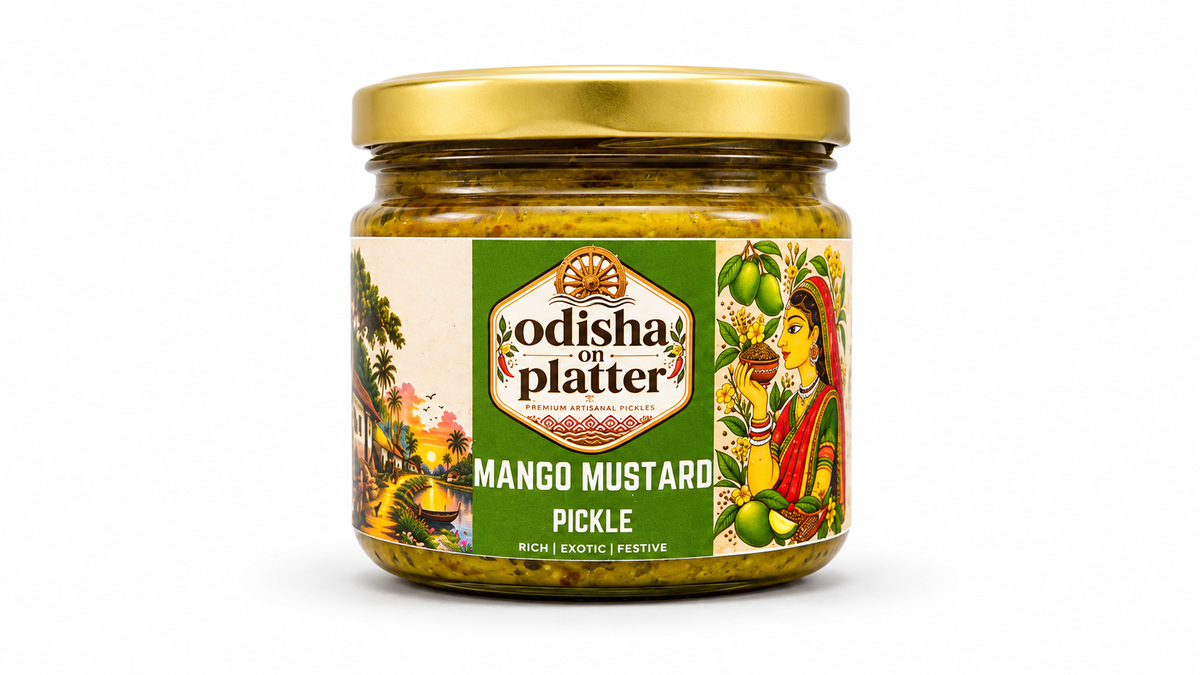 Mango Mustard Pickle | Authentic Odisha-Style Aam Sarson Achar