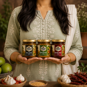 Spice Lover's Trio – 3 Handcrafted Odia Pickles